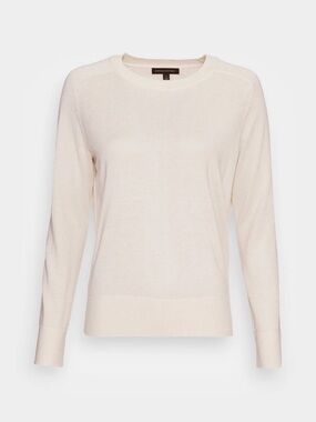 Banana Republic Cream Crewneck Sweater - Women's 100% Merino Wool EUC